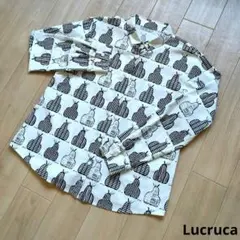 センソユニコ☆Lucruca 長袖シャツ ホワイト/ブラック