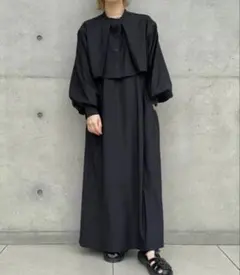 SUM1 STYLEスミ スタイル 襟付き2WAY馬刺繍コート 黒 - メルカリ