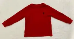 ポロラルフローレン 長袖　カットソー　綿　85（18M）