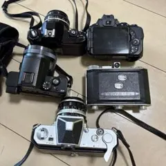レトロカメラ 4点まとめ キヤノン7 / オリンパスフレックス / オート