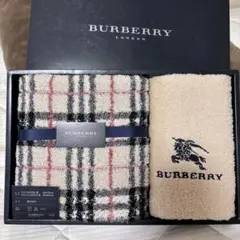 新品Burberryタオルセットフェイスタオルウォッシュタオルノバチェック柄のサムネイル