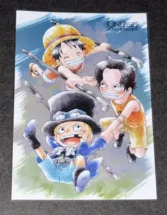 開封品 ワンピース ウエハース Our Memories ルフィ&エース&サボ