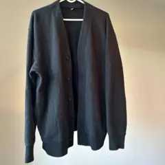 UNIQLO ブラック カーディガン Lサイズ　メンズ