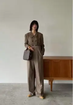 【美品】CLANE 2way suspender pants(サイズ0)