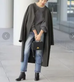 イエナ 新品タグ付コート⭐︎ウールコート 楽天市場】ウール 生地（ブランドイエナ）（コート・ジャケット