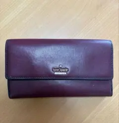kate spade ワインレッド 長財布