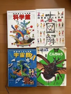 小学館21世紀こども百科 3巻セットと昆虫図鑑のサムネイル