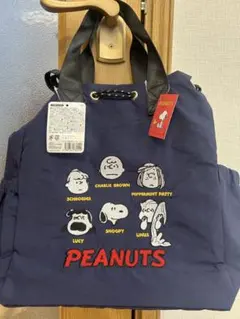 【新品】SNOOPY2WAY トートバッグ 軽量 ナイロン ショルダー付
