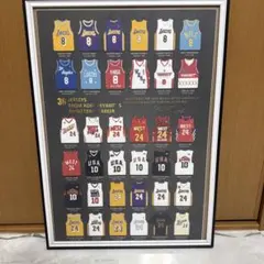 コービーブライアント キャリア ユニホームアートのサムネイル