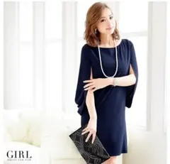 ワンピース　ドレス　パーティ　結婚式　M girl