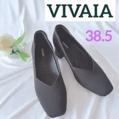週末SALE❣️極美品⭐︎VIVAIA ⭐︎ストレスフリーブロックヒール　パンプス