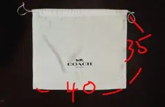 COACH 収納袋 約40cm x 35cm（薄汚れあり）