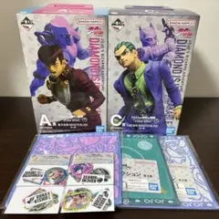 ジョジョ一番くじ A賞 東方仗助 C賞川尻浩作 フィギュア 2体セット おまけ付