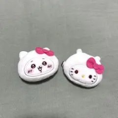 ちいかわ　サンリオ　ハローキティ×ちいかわ ヘアクリップ　2点セット