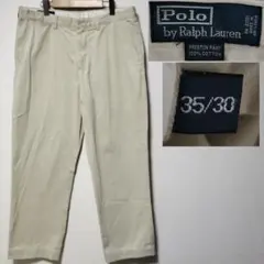 Ralph Lauren ラルフローレン ポロ チノ パンツ W35 ベージュ
