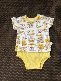 Disney ぷーさん ベビーロンパース 80cm