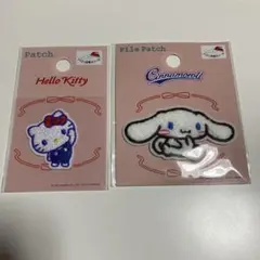 セリア　サンリオワッペン　2点セット