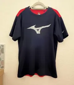 MIZUNO Tシャツ 160サイズ ネイビー レッド美品のサムネイル