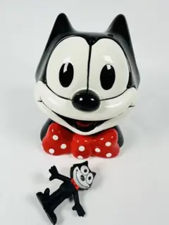 FELIX フェリックス・ザ・キャット　貯金箱　陶器　フィギュア　人形 フィリックス・ザ・キャット（FELIX THE CAT） フィギュア 貯金