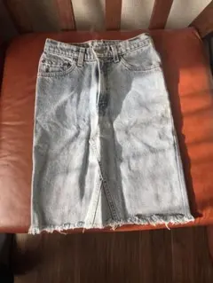 Levi's ライトブルー デニムタイトスカート　moussy