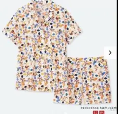 UNIQLO ユニクロ パジャマ 上下セット 半袖 プリンセスタムタムコラボのサムネイル
