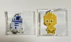 STAR WARS ドット絵 アクリルキーホルダー R2-D2 C-3PO