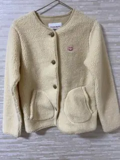 Vincent et Mireille フリースジャケット クリーム