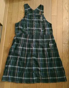 drug store's チェック柄　ジャンパースカート