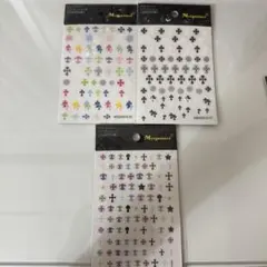 ネイルシール　ネイルパーツ　十字架　クロス　クロムハーツ　地雷　y2k ワンホン