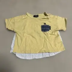 【80】klädskaap ポケット付きTシャツ 80サイズ