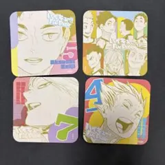 ハイキュー　ファンパーク　アート　コースター　梟谷学園　木兎　赤葦　木葉