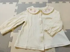 キムラタン＊クーラクール＊ 長袖ブラウス＊うさぎ刺繍＊80