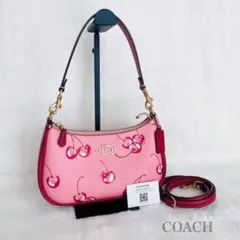 COACH Teri Pink Cherry One Shoulder Y2K