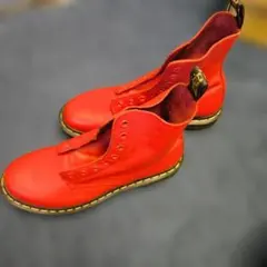 ドクターマーチン　8ホール　チェリーレッド　 28センチ　UK9 ドクターマーチン8ホール UK9 28.0 Dr.martens チェリーレッド - メルカリ