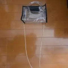 クリアPVCショルダーバッグ