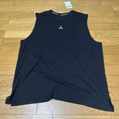 新品未使用タグ付JordanSport タンクトップ ブラック XLノースリーブ