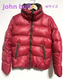Johnbull レッド ダウンジャケットS 定価40700円ジョンブルフード付 
