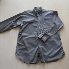 Gitman Bros. グレー チェック柄 長袖シャツ ギットマン シャツ