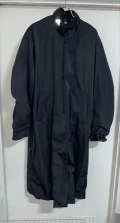 adidas コートPRSVE オーバーサイズフィット ロングコート　BLACK