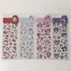 サンリオ×飴ノ森ふみか コラボ ふち箔クリアシール 限定