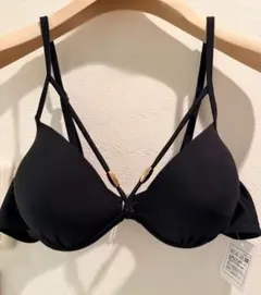 【タグ付き未使用】黒 ビキニトップ 水着 XL ブラックのサムネイル