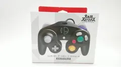 SW GCコントローラ スマブラブラック　ゲームキューブ