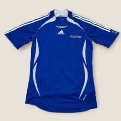 adidas サッカー ゲームシャツ 背番号「21」 Mサイズ ブルー US古着
