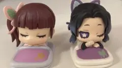 胡蝶しのぶ　栗花落カナヲ　鬼滅の刃弐ノ型　フィギュア　おねむたん