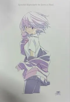 グリッドマン　ダイナゼノン　一挙　上映　特典　描き下ろしイラスト　ポストカード グリッドマン ダイナゼノン 一挙 上映 特典 描き下ろしイラスト ポスト