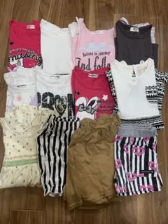 女の子夏物のみ12点まとめ売り⭐️110cm 半袖Tシャツ 新品あり