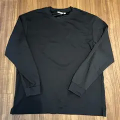 25年11月新品購入美品★エアリズムコットンクルーネックTシャツ ブラック XL