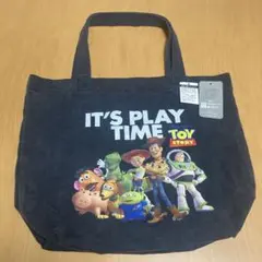 【新品】【未使用品】ディズニー トイ・ストーリー ピグメント加工 トートバッグ黒