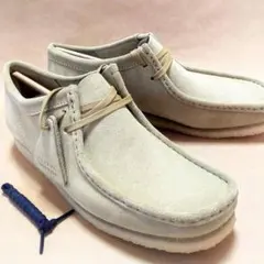 クラークスワラビーローCLARKS WALLABEE-LoメープルUK8.0正規