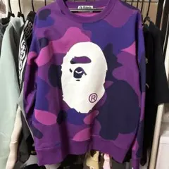 A Bathing Ape カモフラージュ柄トレーナー M